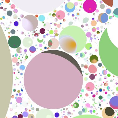 Daire saydam arka plan - eğilim seamless modeli.