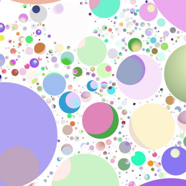 Daire saydam arka plan - eğilim seamless modeli.