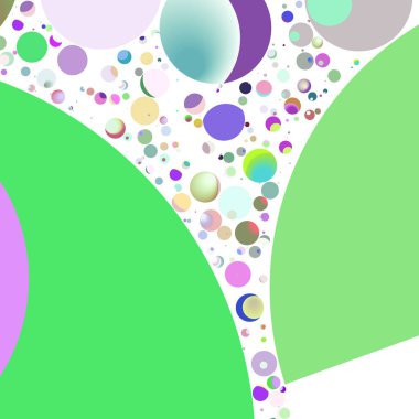 Daire saydam arka plan - eğilim seamless modeli.