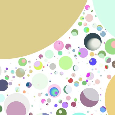 Daire saydam arka plan - eğilim seamless modeli.