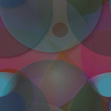 Daire saydam arka plan - eğilim seamless modeli.