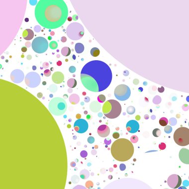 Daire saydam arka plan - eğilim seamless modeli.