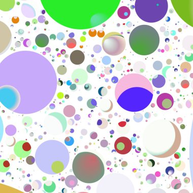 Daire saydam arka plan - eğilim seamless modeli.