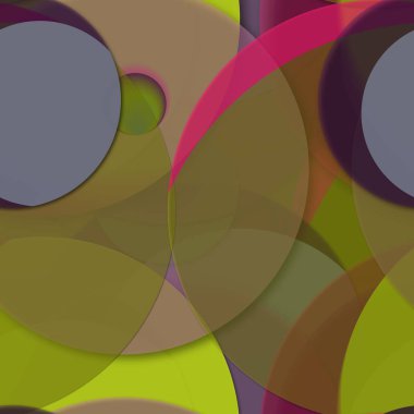 Daire saydam arka plan - eğilim seamless modeli.