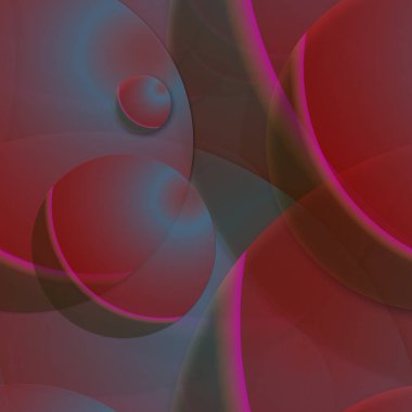 Daire saydam arka plan - eğilim seamless modeli.