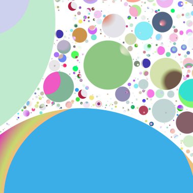 Daire saydam arka plan - eğilim seamless modeli.