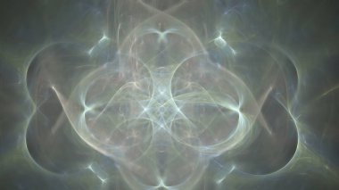 Fantezi kaotik renkli fraktal desen. Soyut Fraktal şekiller. 3D render resimde arka plan veya duvar kağıdı.