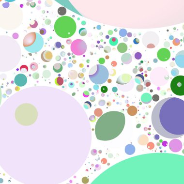 Daire saydam arka plan - eğilim seamless modeli.