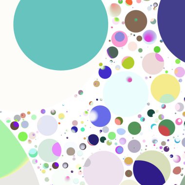 Daire saydam arka plan - eğilim seamless modeli.