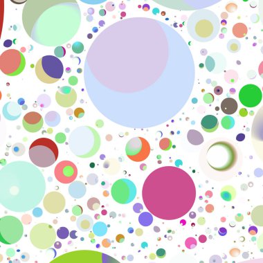 Daire saydam arka plan - eğilim seamless modeli.