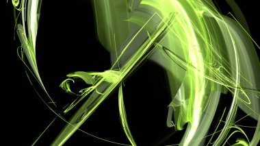 Fantezi kaotik renkli fraktal desen. Soyut Fraktal şekiller. 3D render resimde arka plan veya duvar kağıdı.