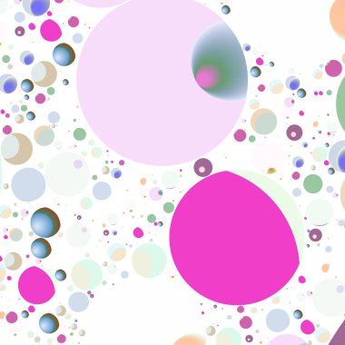 Daire saydam arka plan - eğilim seamless modeli.