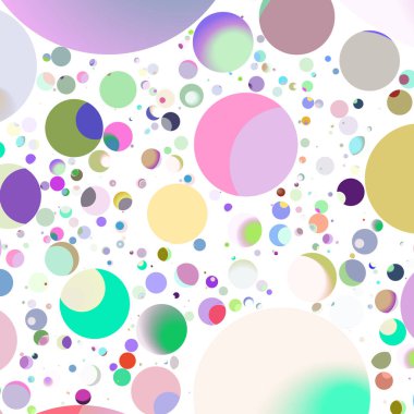 Daire saydam arka plan - eğilim seamless modeli.