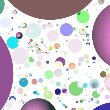 Daire saydam arka plan - eğilim seamless modeli.