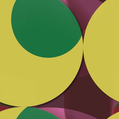 Daire saydam arka plan - eğilim seamless modeli.