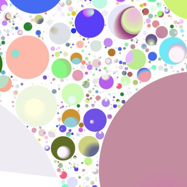 Daire saydam arka plan - eğilim seamless modeli.