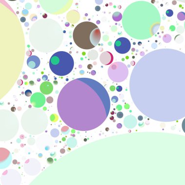 Daire saydam arka plan - eğilim seamless modeli.