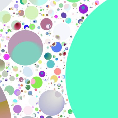 Daire saydam arka plan - eğilim seamless modeli.