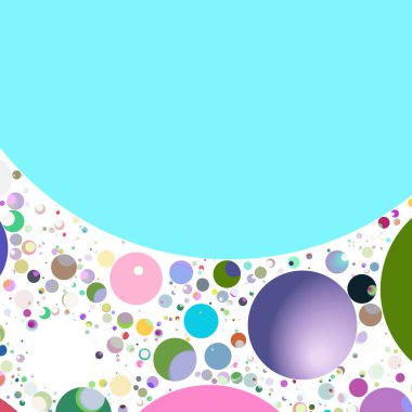 Daire saydam arka plan - eğilim seamless modeli.