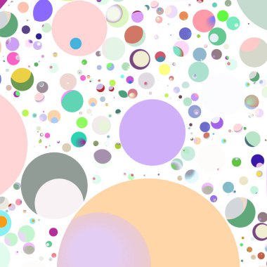 Daire saydam arka plan - eğilim seamless modeli.