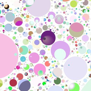 Daire saydam arka plan - eğilim seamless modeli.