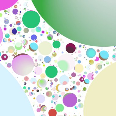 Daire saydam arka plan - eğilim seamless modeli.