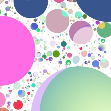 Daire saydam arka plan - eğilim seamless modeli.