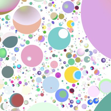 Daire saydam arka plan - eğilim seamless modeli.