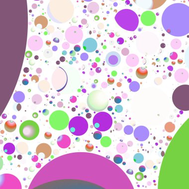 Daire saydam arka plan - eğilim seamless modeli.