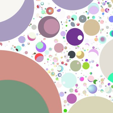 Daire saydam arka plan - eğilim seamless modeli.