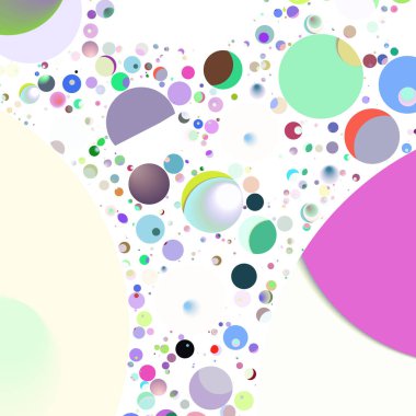 Daire saydam arka plan - eğilim seamless modeli.