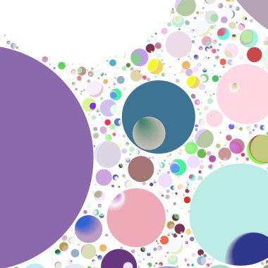 Daire saydam arka plan - eğilim seamless modeli.