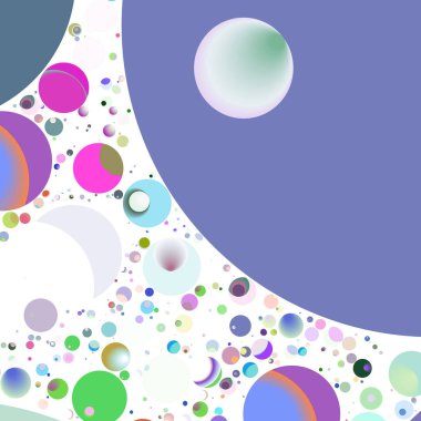 Daire saydam arka plan - eğilim seamless modeli.