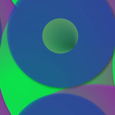 Daire saydam arka plan - eğilim seamless modeli.