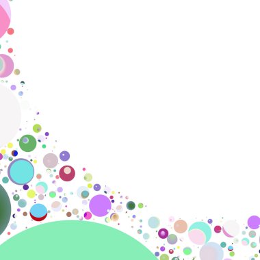 Daire saydam arka plan - eğilim seamless modeli.