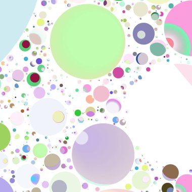 Daire saydam arka plan - eğilim seamless modeli.