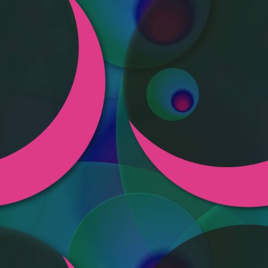 Daire saydam arka plan - eğilim seamless modeli.