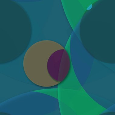 Daire saydam arka plan - eğilim seamless modeli.