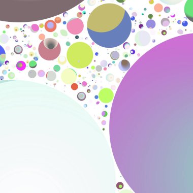 Daire saydam arka plan - eğilim seamless modeli.