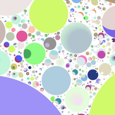 Daire saydam arka plan - eğilim seamless modeli.