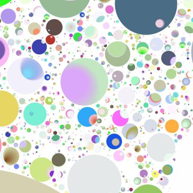 Daire saydam arka plan - eğilim seamless modeli.