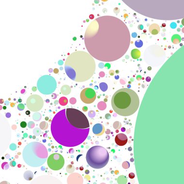 Daire saydam arka plan - eğilim seamless modeli.