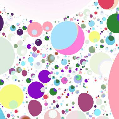 Daire saydam arka plan - eğilim seamless modeli.