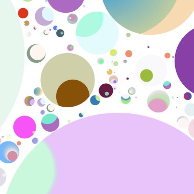 Daire saydam arka plan - eğilim seamless modeli.