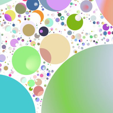 Daire saydam arka plan - eğilim seamless modeli.