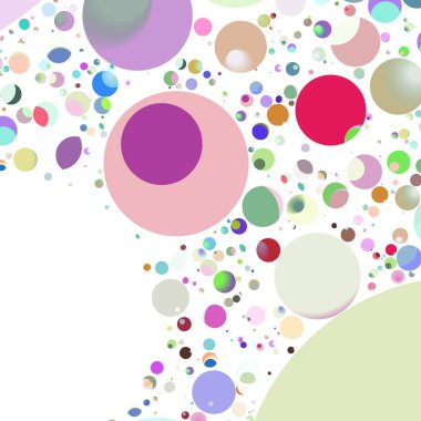 Daire saydam arka plan - eğilim seamless modeli.