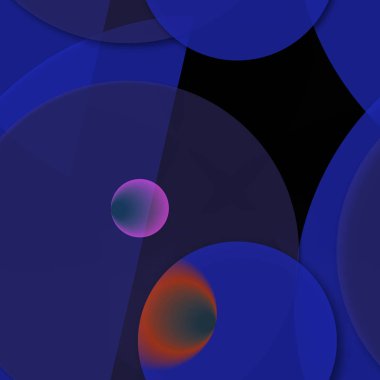 Daire saydam arka plan - eğilim seamless modeli.