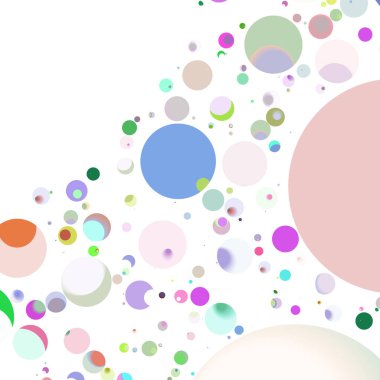 Daire saydam arka plan - eğilim seamless modeli.