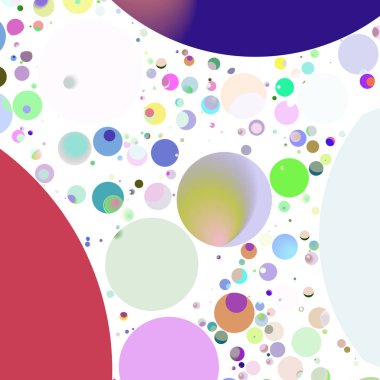 Daire saydam arka plan - eğilim seamless modeli.