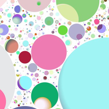 Daire saydam arka plan - eğilim seamless modeli.